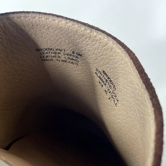 Steve Madden Brooklyn 1 Studded Suede Platform Clogs 8.5 Cognac - Picture 10 of 10